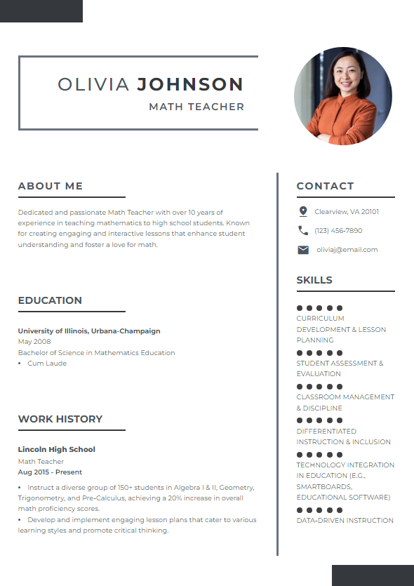 Resume Template 3