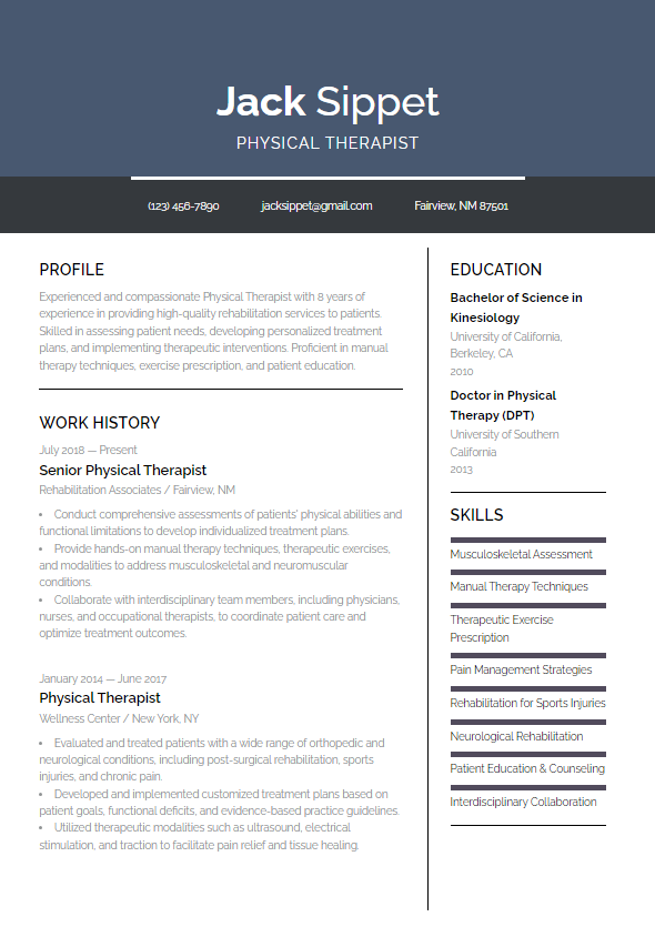 Resume Template 5