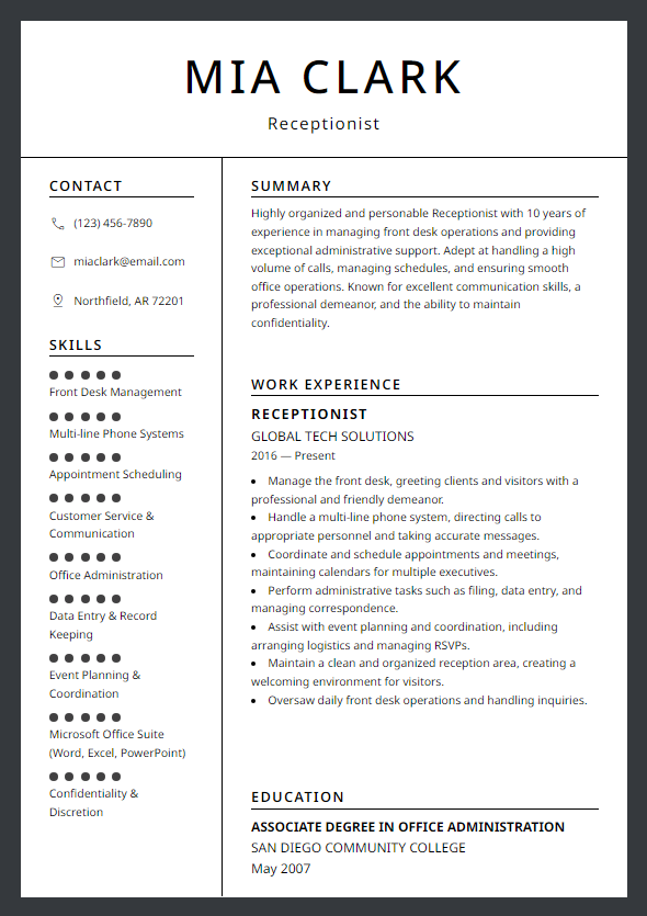 Resume Template 12