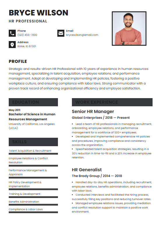 Resume Template 13